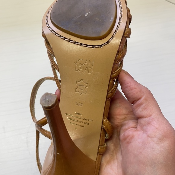 Joan & David Neutral strappy heels - Picture 3 of 5